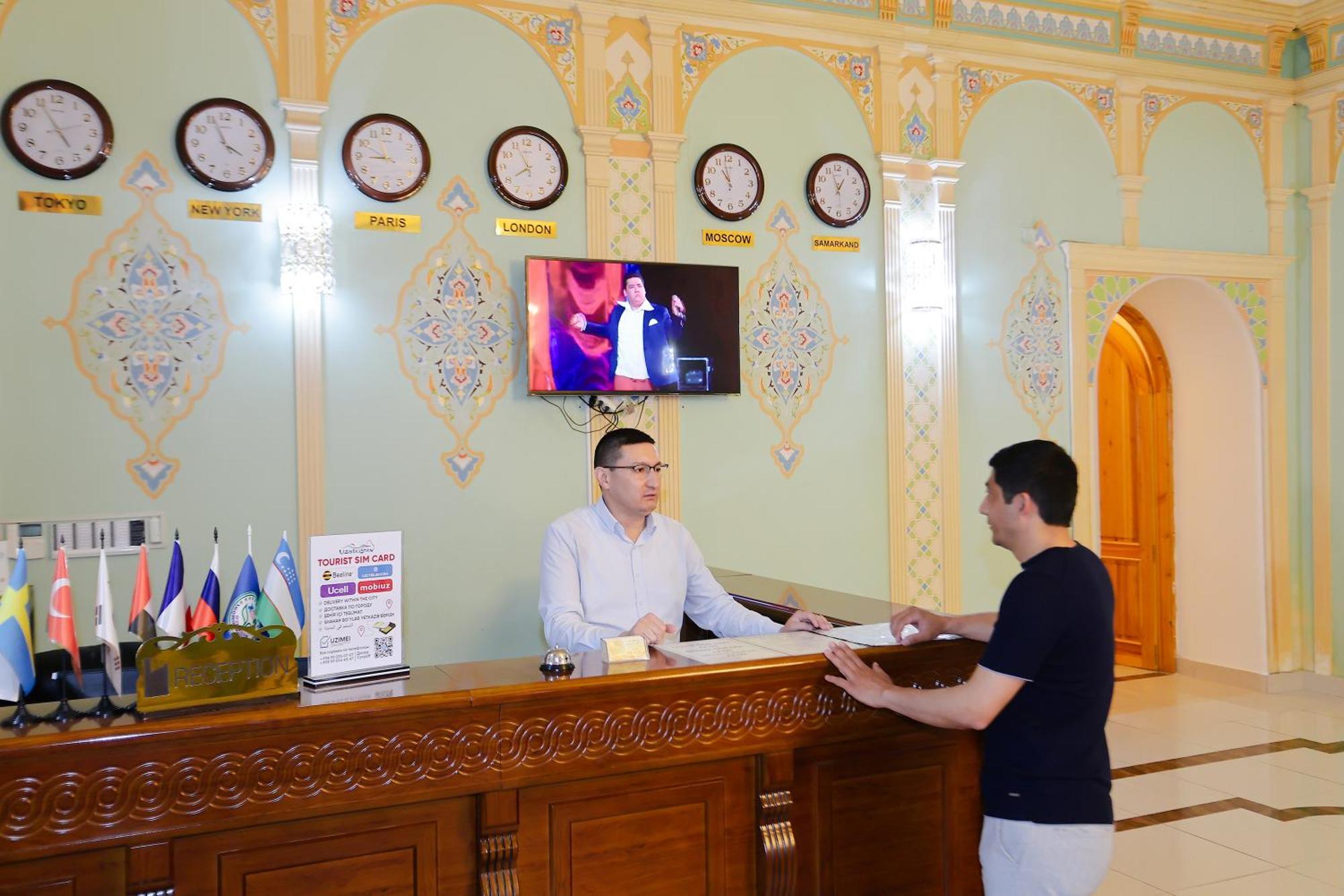 Hotel Yangi Sharq Samarkand Esterno foto